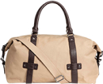 Canvas weekend bag